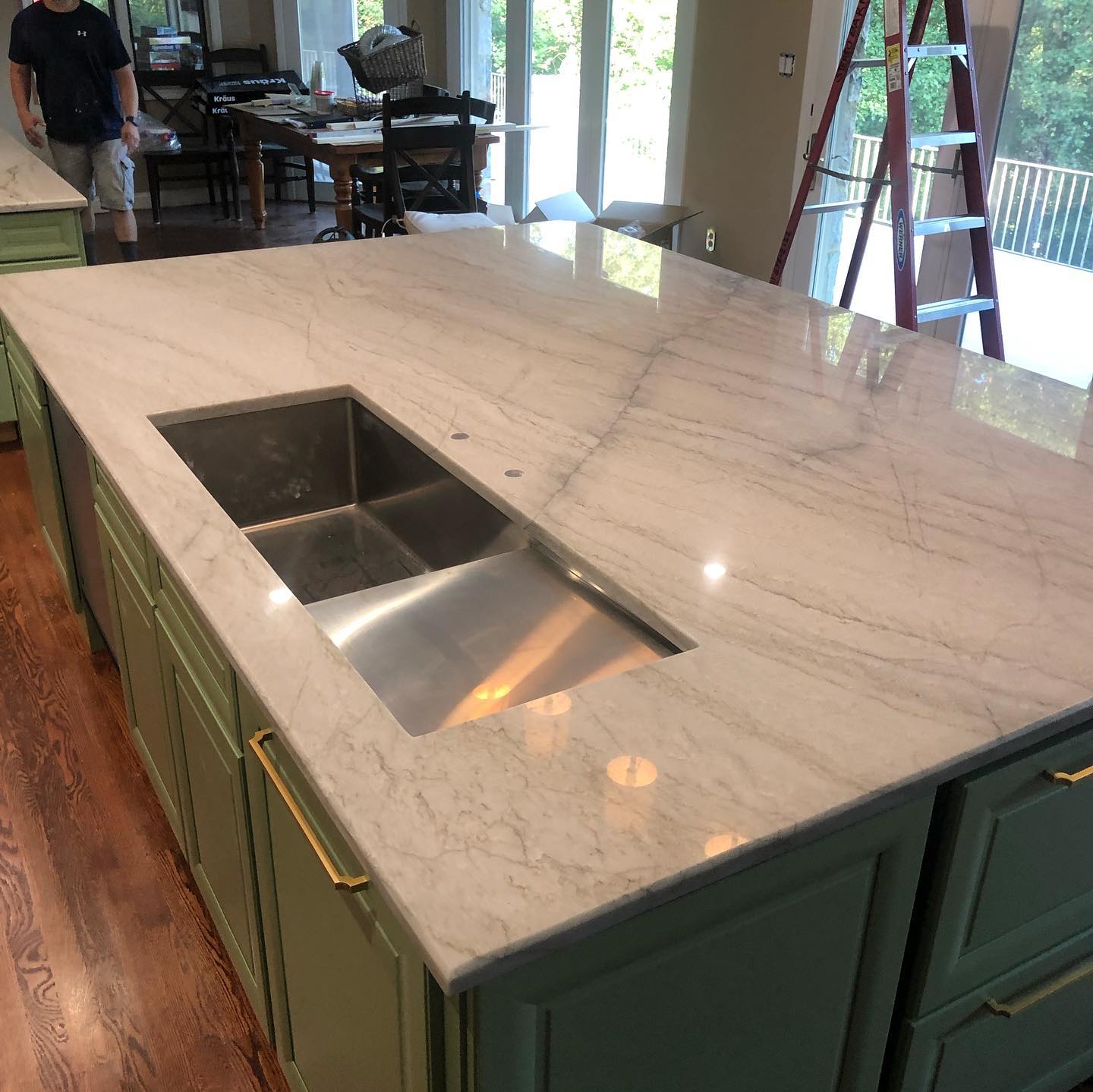 Sea Pearl Quartzite Installation Gallery Granite Works Of PA Sea Pearl Quartzite Installation Gallery Granite Works Of PA